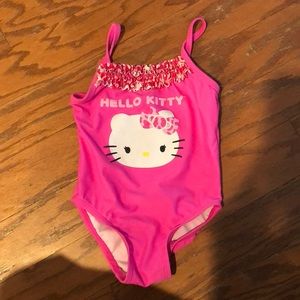 Hello Kitty One Piece Swimsuit Size 2T